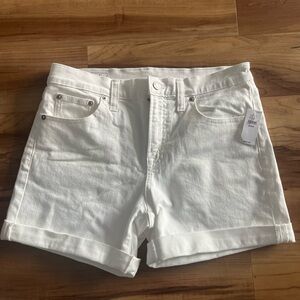 GAP Women's Crisp White Jean Shorts